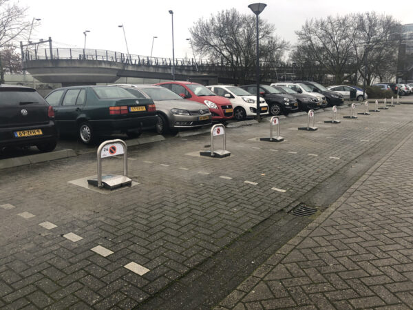 Automatische parkeerbeugel