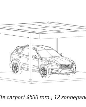 Carport met zonnepanelen