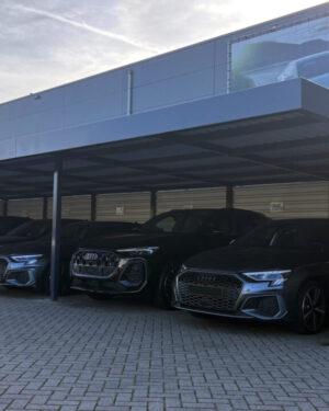 Carport C-300 met wanden damwandprofielplaat
