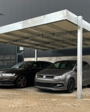 Carport met zonnepanelen