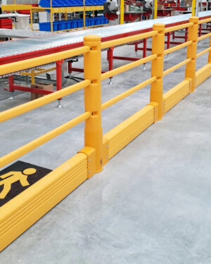 Kunststof aanrijdbeveiliging Combi barrier