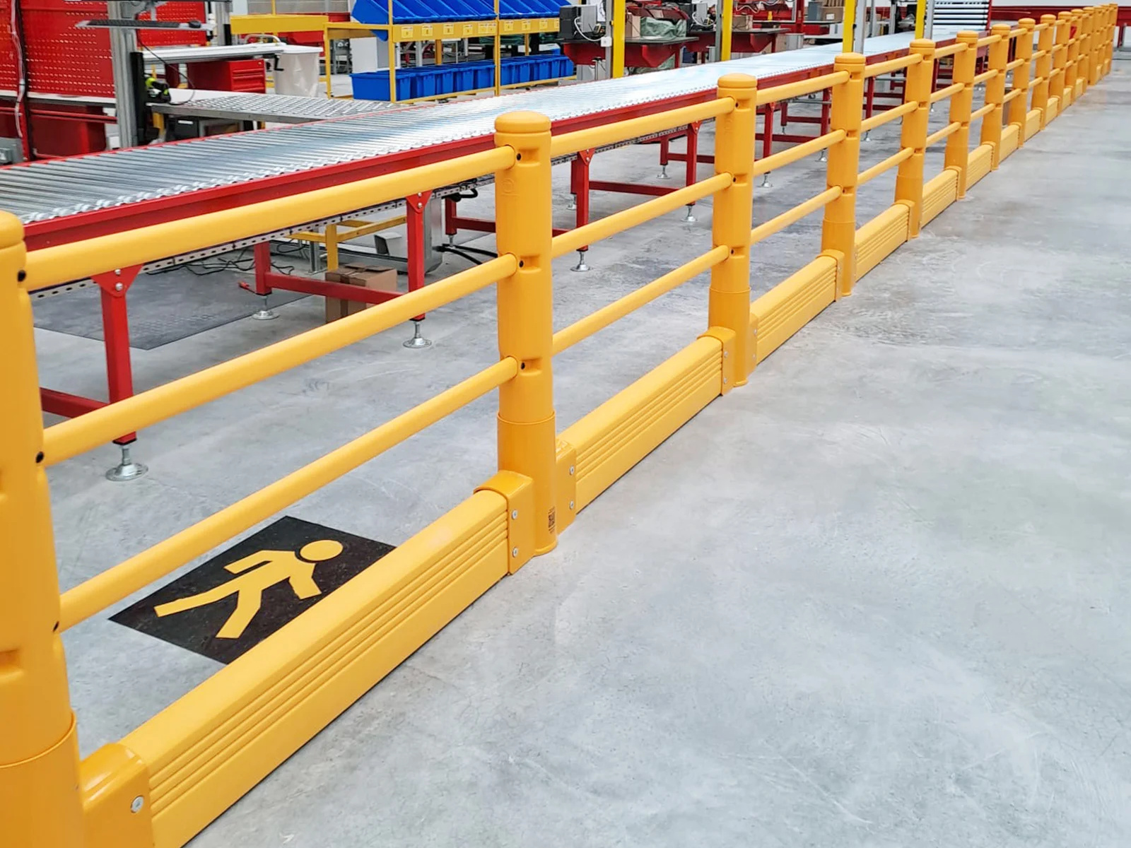 Kunststof aanrijdbeveiliging Combi barrier