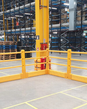 Kunststof aanrijdbeveiliging Combi barrier