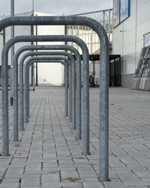 Fietsaanleunbeugel Basic thermisch verzinkt staal