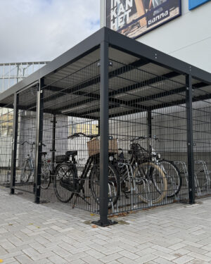 Fietsenstalling H-200 dubbelstaafs matten