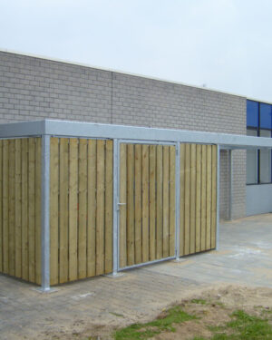 Fietsenstalling H100H200 geimpregneerd hout