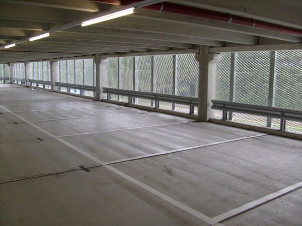 Gevelhekwerk parkeergarage