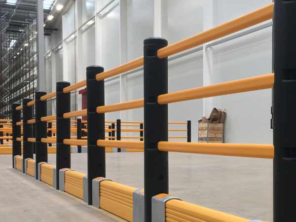 Kunststof aanrijdbeveiliging Combi Barrier