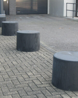 Poeven beton rond