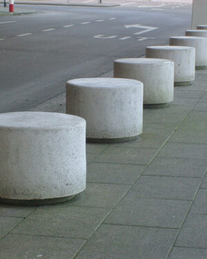 Poeven beton rond