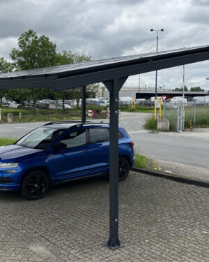 Carport met zonnepanelen - Solarcarport