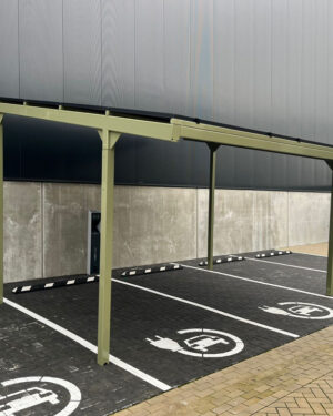 Carport met zonnepanelen