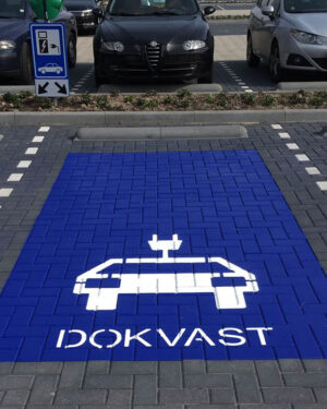 Wegmarkering parkeerterrein symbool