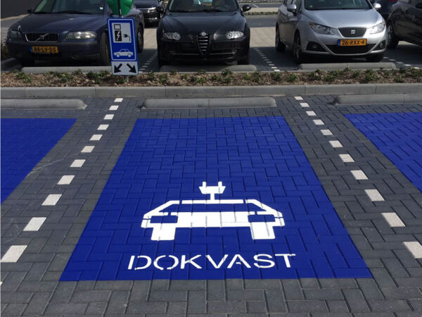 Wegmarkering parkeerterrein symbool