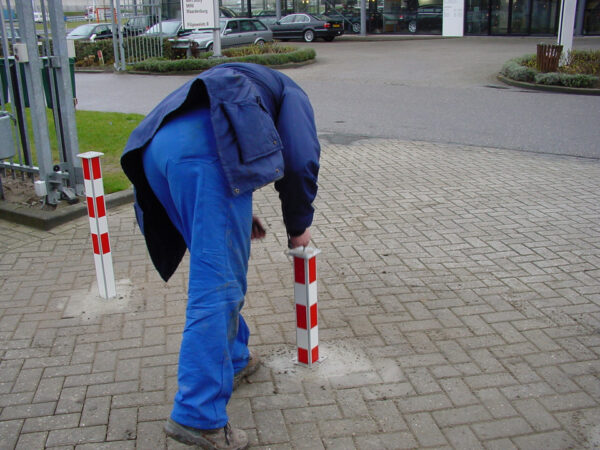 Verkeerspaal vierkant